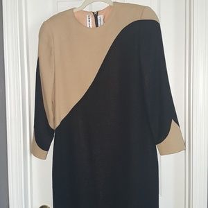 Montaldo's David Hayes Vintage Black Tan Wool 10